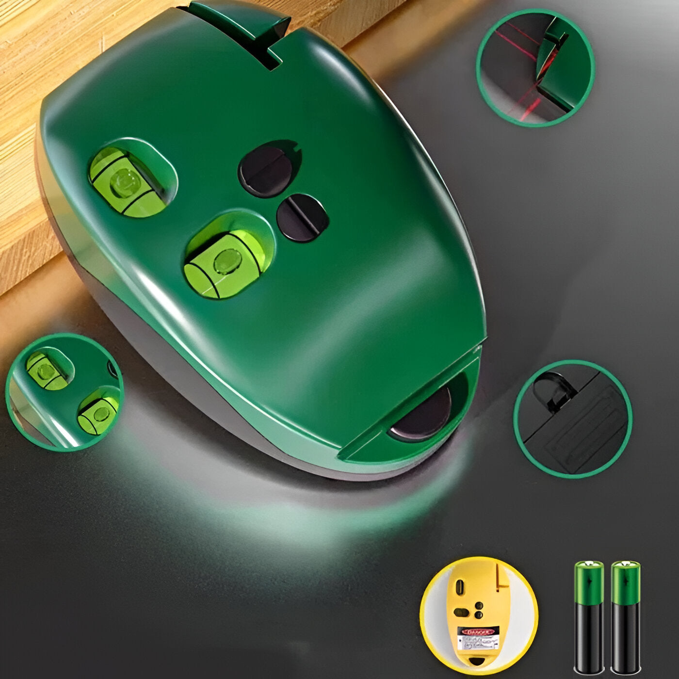 Laser Level with Right Angle Beam for Floor and Tile Layout