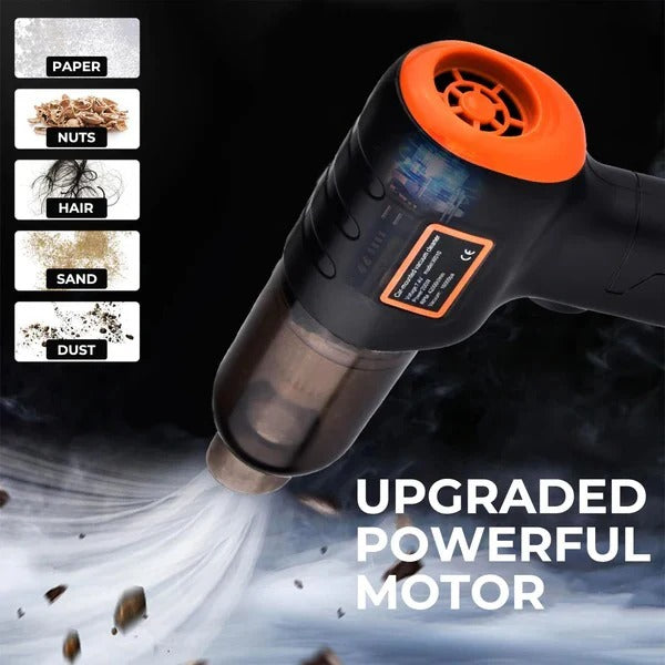 Rechargeable Cordless Car Vacuum Cleaner with Powerful Suction