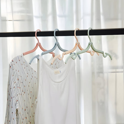 Portable Clothes Hanger Foldable for Travel and Camping