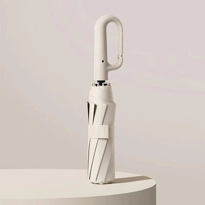 Compact Folding Umbrella Reinforced for Travel and Durability