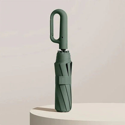 Compact Folding Umbrella Reinforced for Travel and Durability