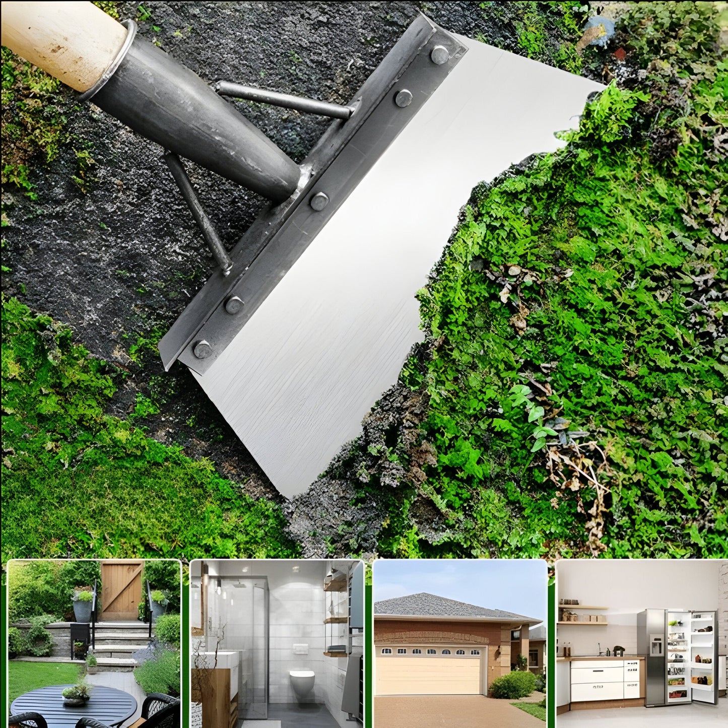 Garden Scraper Tool for Cleaning Pavement and Edges