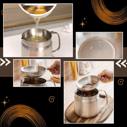 2 in 1 Deep Fryer Pot with Strainer for Home Cooking