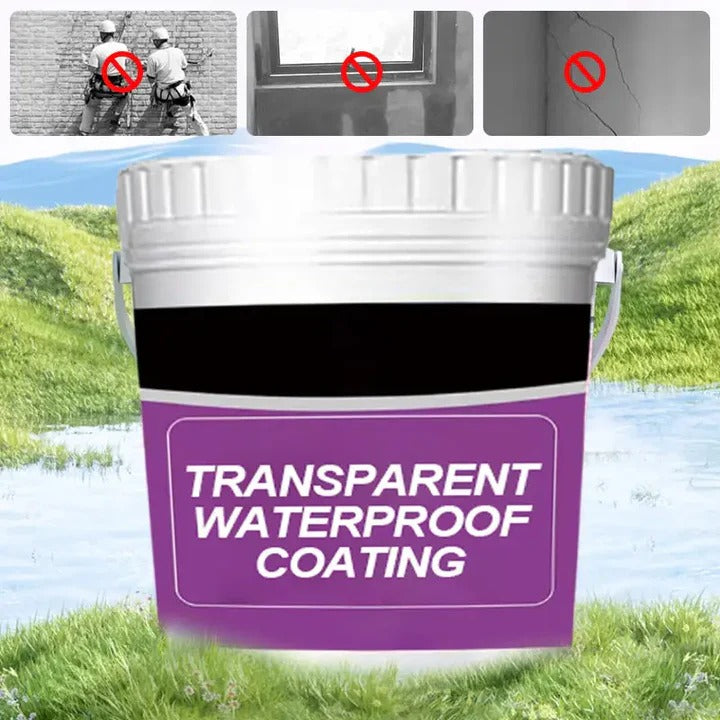 Transparent Waterproof Adhesive Coating for Bathroom Floor and Cracks