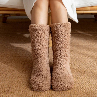 Thick Cashmere Thermal Socks for Winter Outdoor Use