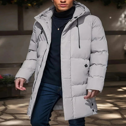 Mens Waterproof Long Jacket for Winter and Snow