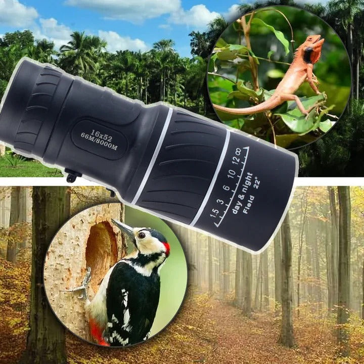 Power Monocular with Zoom Function for Distance Viewing