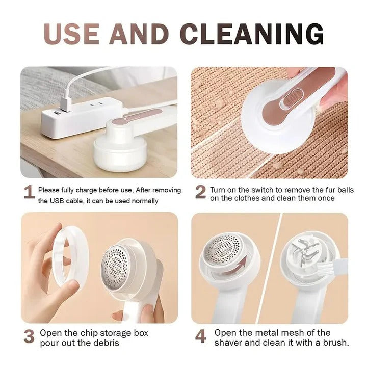 Electric Lint Remover for Clothing Furniture and Carpets
