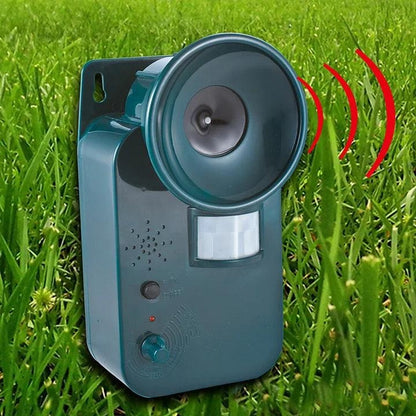 Ultrasonic Animal Repeller for Outdoor Use with Motion Sensor