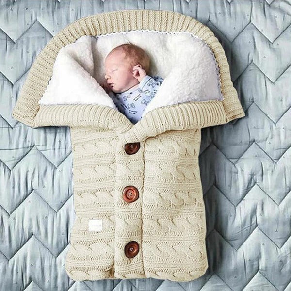 Soft Cotton Baby Blanket for Swaddling and Receiving