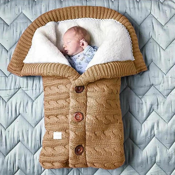 Soft Cotton Baby Blanket for Swaddling and Receiving