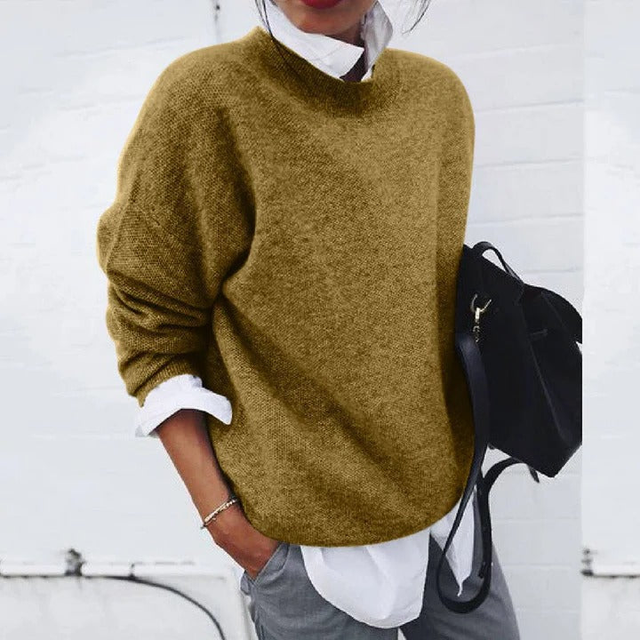 Knitted Pullover Sweater Long Sleeve for Women