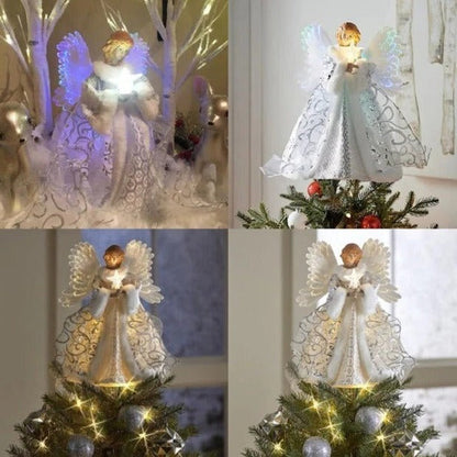 Angel Tree Topper Animated and Lighted for Christmas
