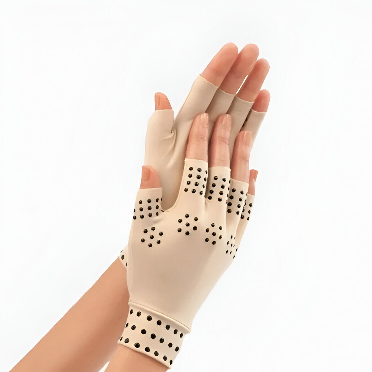 Magnetic Fingerless Compression Gloves for Everyday Hand Comfort