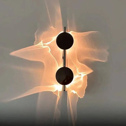 Minimalist Wall Sconce, LED Wall Light, Stainless Steel Fixture, 180 Degree Rotation