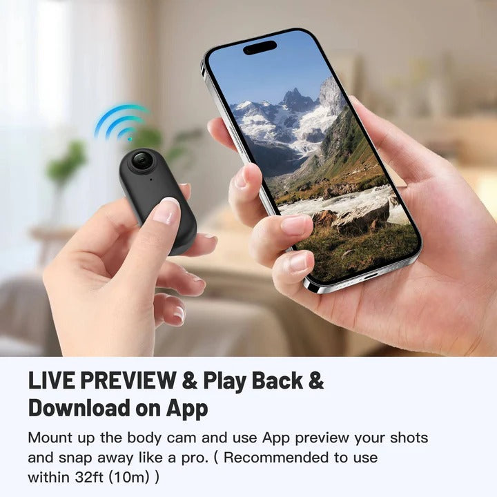 Professional 360 Action Camera 4K with Touch Screen