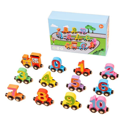 Interactive Educational Math Toys for 3 to 6 Year Olds with Montessori Number Rods