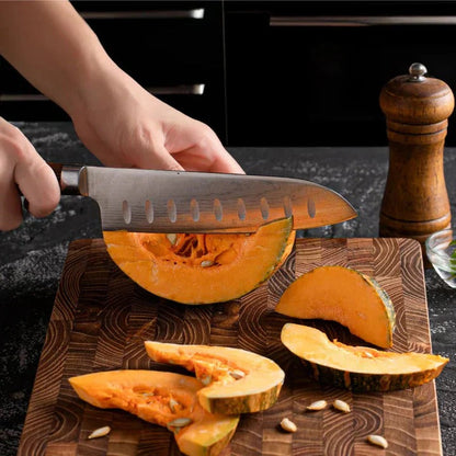 Artisan Wooden Chopping Block End Grain Cutting Board and Durable Acacia Wood Block