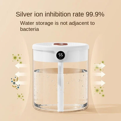Air Humidifier, Ultrasonic Cool Mist Maker and Whisper Quiet Operation