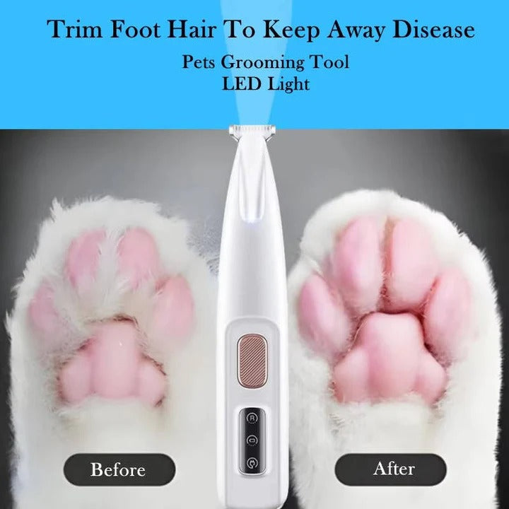 Quiet Low-Noise Cat Grooming Trimmer with Ceramic Blades for Scared Felines