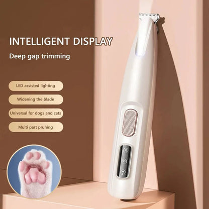 Quiet Low-Noise Cat Grooming Trimmer with Ceramic Blades for Scared Felines
