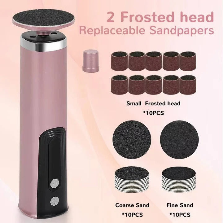 Rechargeable Electric Callus Remover with Dual Speeds