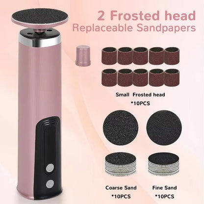 Rechargeable Electric Callus Remover with Dual Speeds