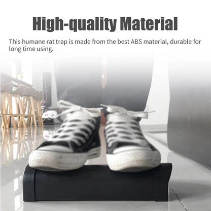 No Kill Reusable Mouse Trap with Dual Entrance and Locking Mechanism and Washable Material