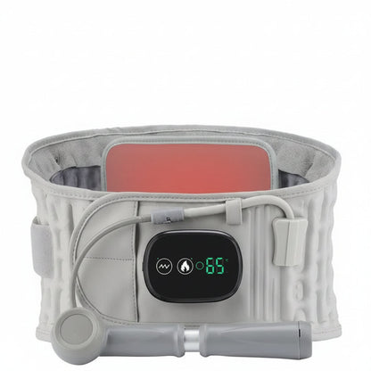 Inflatable Back Support Belt with Adjustable Air Pressure and Extension Pad