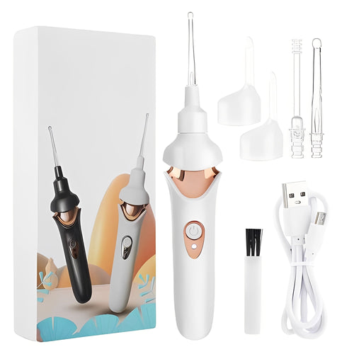 Handheld Ear Vacuum with Soft Material Nozzles