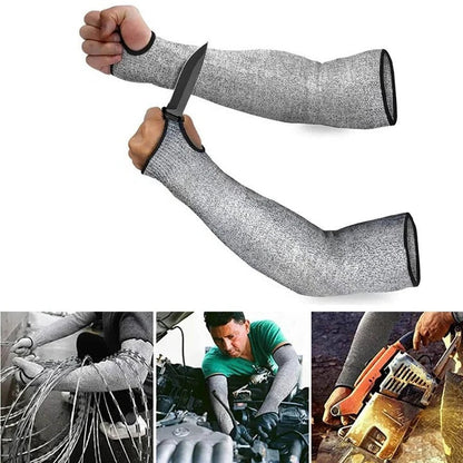 Industrial Cut Resistant Arm Sleeves with Breathable Heat Resistant Material