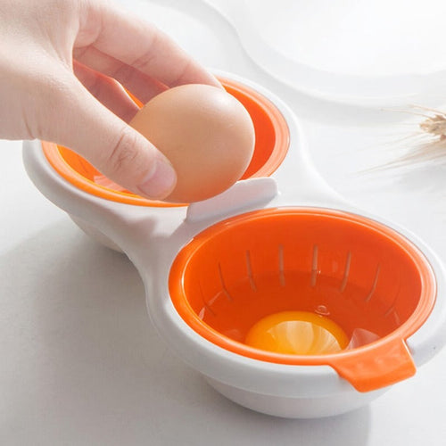 Fast Action Microwave Egg Maker for Hard or Soft Boiled Eggs