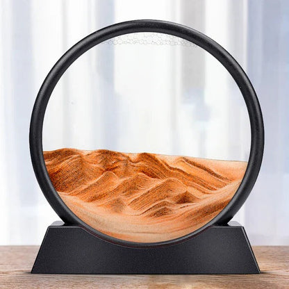 3D Moving Sea Sand Art and Kinetic Sand Landscape