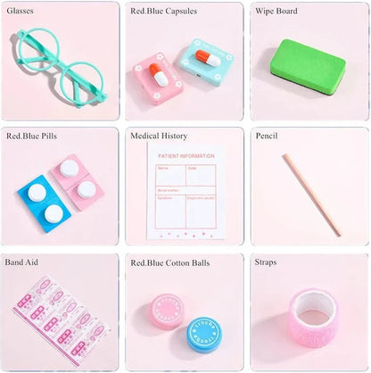 Professional Children’s Dentist Kit and Durable Plastic Medical Tools