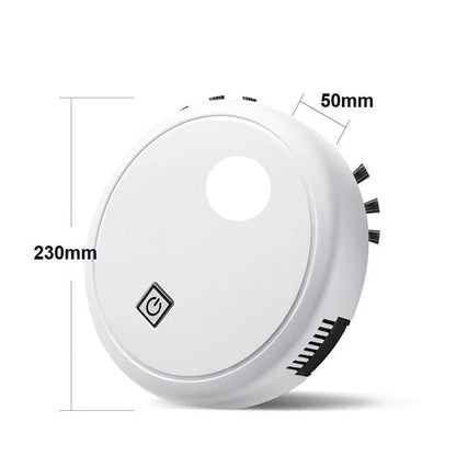 Slim Robot Vacuum Cleaner, 90 Min Runtime Automatic Floor Sweeper with Smart Sensors