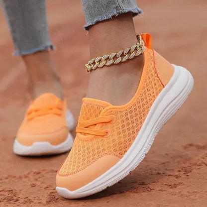 Soft Sole Mesh Comfort Orthopedic Shoes for Women with Breathable Fabric and Supportive Walking Foundation