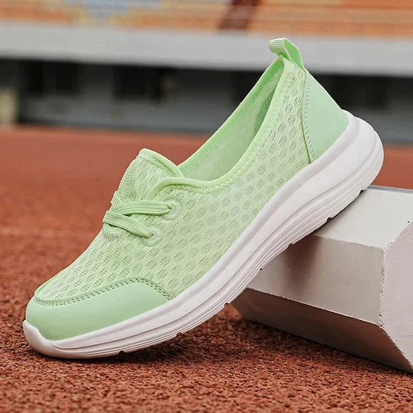 Soft Sole Mesh Comfort Orthopedic Shoes for Women with Breathable Fabric and Supportive Walking Foundation
