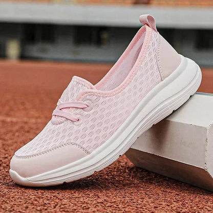 Soft Sole Mesh Comfort Orthopedic Shoes for Women with Breathable Fabric and Supportive Walking Foundation