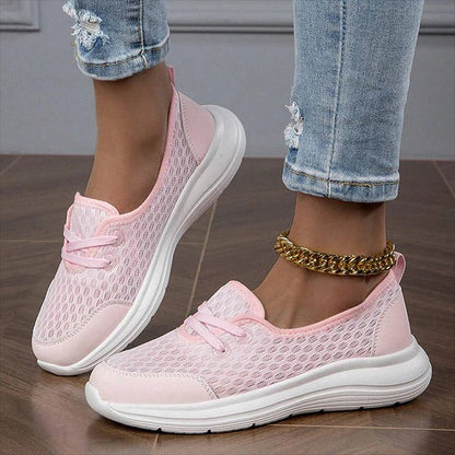 Soft Sole Mesh Comfort Orthopedic Shoes for Women with Breathable Fabric and Supportive Walking Foundation