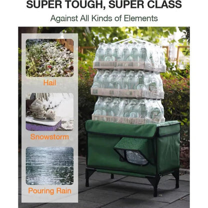 Thermal Shelter Sanctuary and Heated Outdoor Cat House for Winter