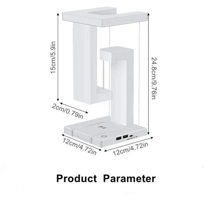 Levitating Ambient Illumination and Floating Lamp with Wireless Charger