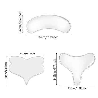 Reusable Silicone Chest Smoothing Patches for Wrinkle Reduction
