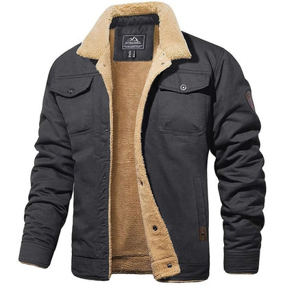 Retro Style Jacket for Men with Classic Fit and Durable Exterior