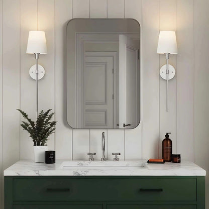 Wireless Wall Mounted Light Fixtures, Set of 2 with Battery Operation