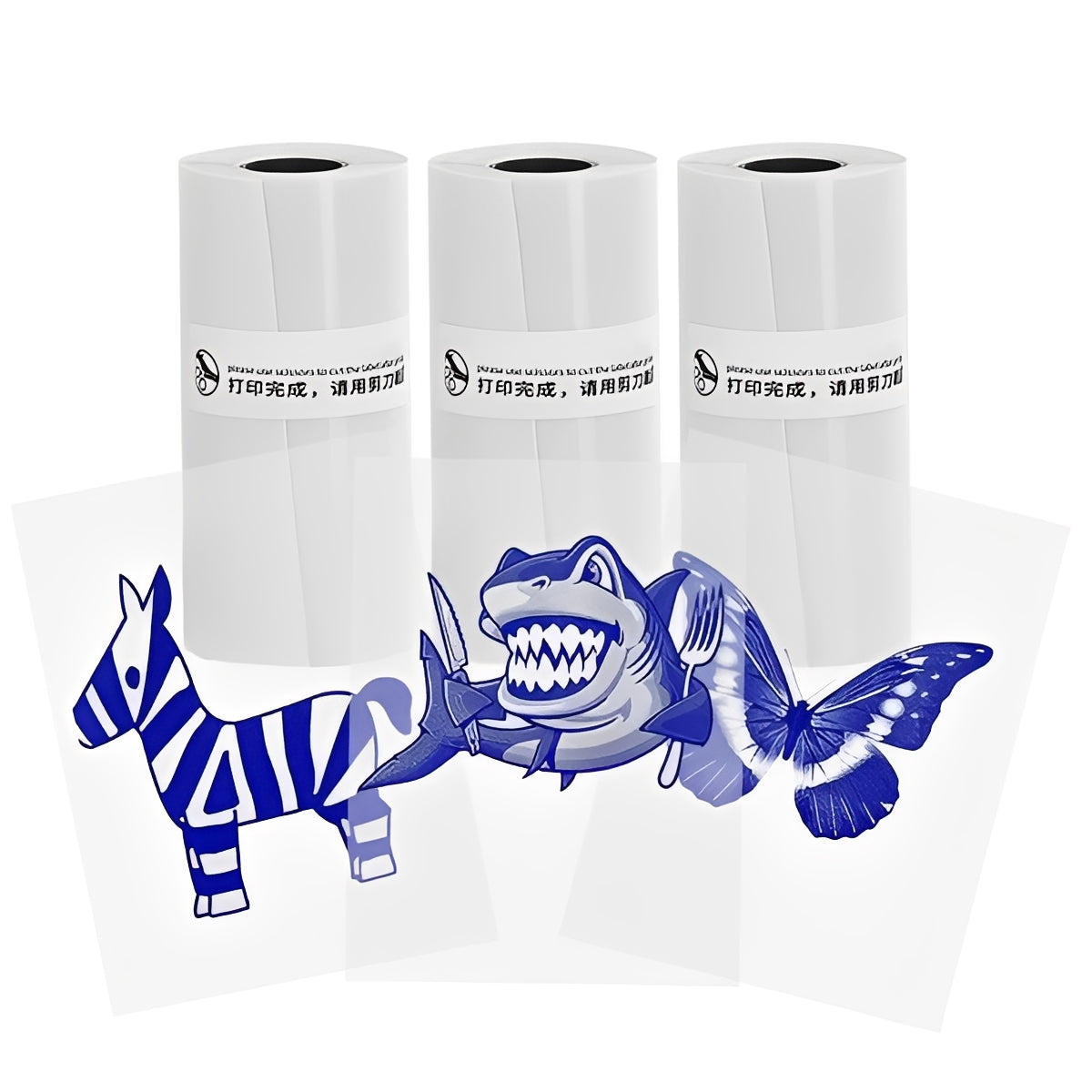 Portable Inkless Thermal Sticker Printer, Bluetooth Photo and Memo Printer