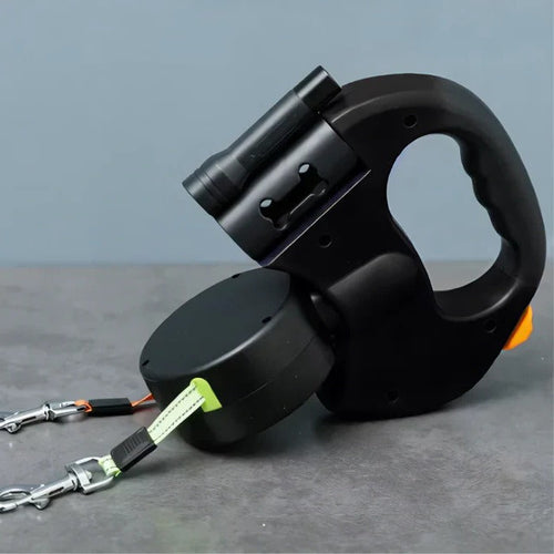 TangleFree Dual Dog Leash with LED Light and 360° Swivel