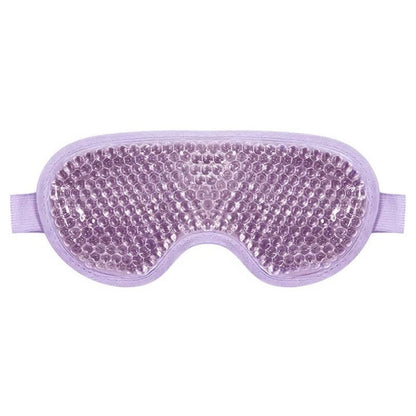 Reusable Gel Bead Eye and Face Cooling Mask with Hot and Cold Therapy for Puffiness and Relaxation