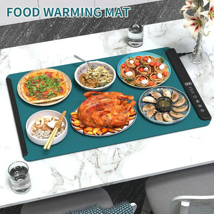 Electric Heating Mat for Food with Foldable Design and Auto Shutoff