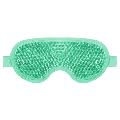 Reusable Gel Bead Eye and Face Cooling Mask with Hot and Cold Therapy for Puffiness and Relaxation