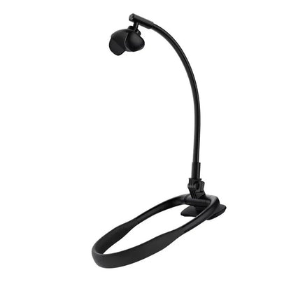 Wearable Phone Holder with Flexible Arm and 360 Degree Rotation